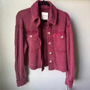 Bagatelle Women's Cropped Shacket